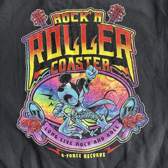 Disney Parks Mickeys Rock N Roller Coaster Hoodie Sweatshirt M Muppet Mayhem - Picture 1 of 6